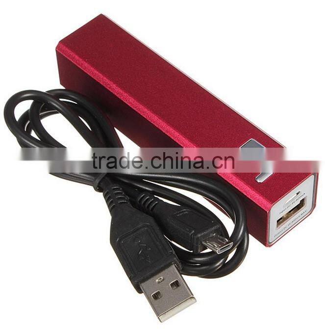 2016 Customize Logo Mini Premium Lipstick-Sized 3000mAh Portable Charger for Iphone 7