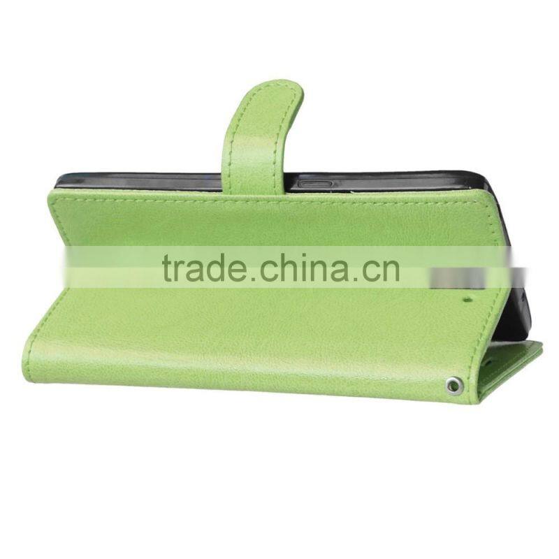 Cell Phone PU Leather Flip Card-slot Case for OnePlus 1