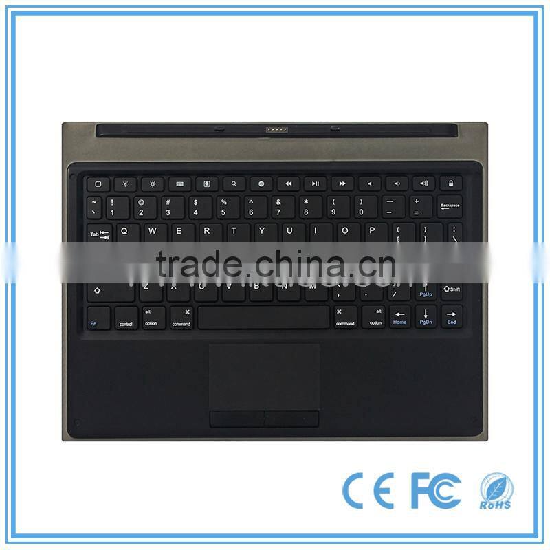 2015 Hottest!!!universal pin docking tablet pc keyboard case with touchpad and mouse 3 in 1 for win 8