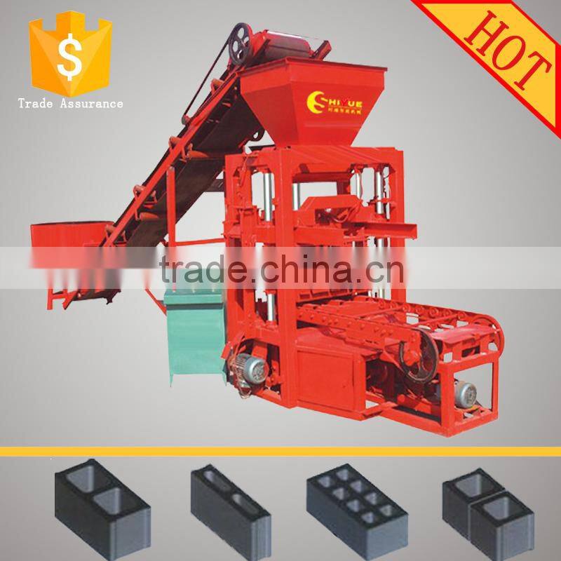 QTJ4-26 cheap concrete block making machine/ turkish block making machines price/ hollow block machine in philippines