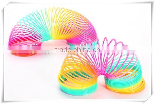 Colorful Slinky Ring Toys Sweets, Mini Rainbow Spring Candy Toy