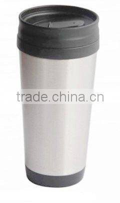 18oz stainless steel mug with plastic outer