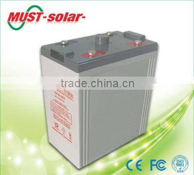 <MUST Solar>2V 400Ah Solar Sealed Lead Acid Battery