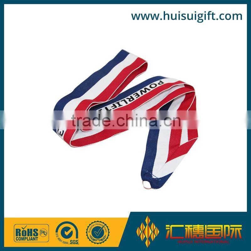 Top sale customized blank ribbon for medals without MOQ