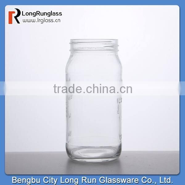 LongRun 23oz high quality and inexpensive glassware healthful glass jar made in China