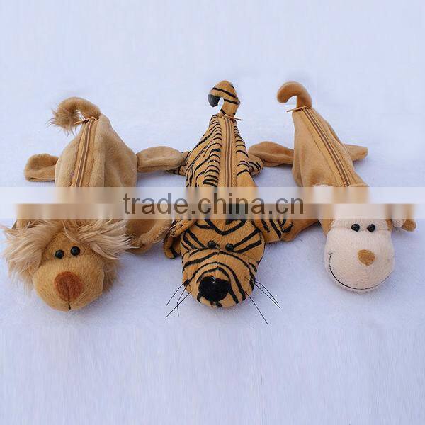 Fashion animal shape plush pencil case