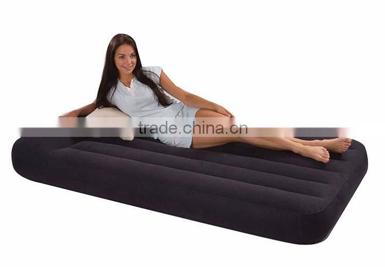 Inflatable bed, inflatable bed with slide