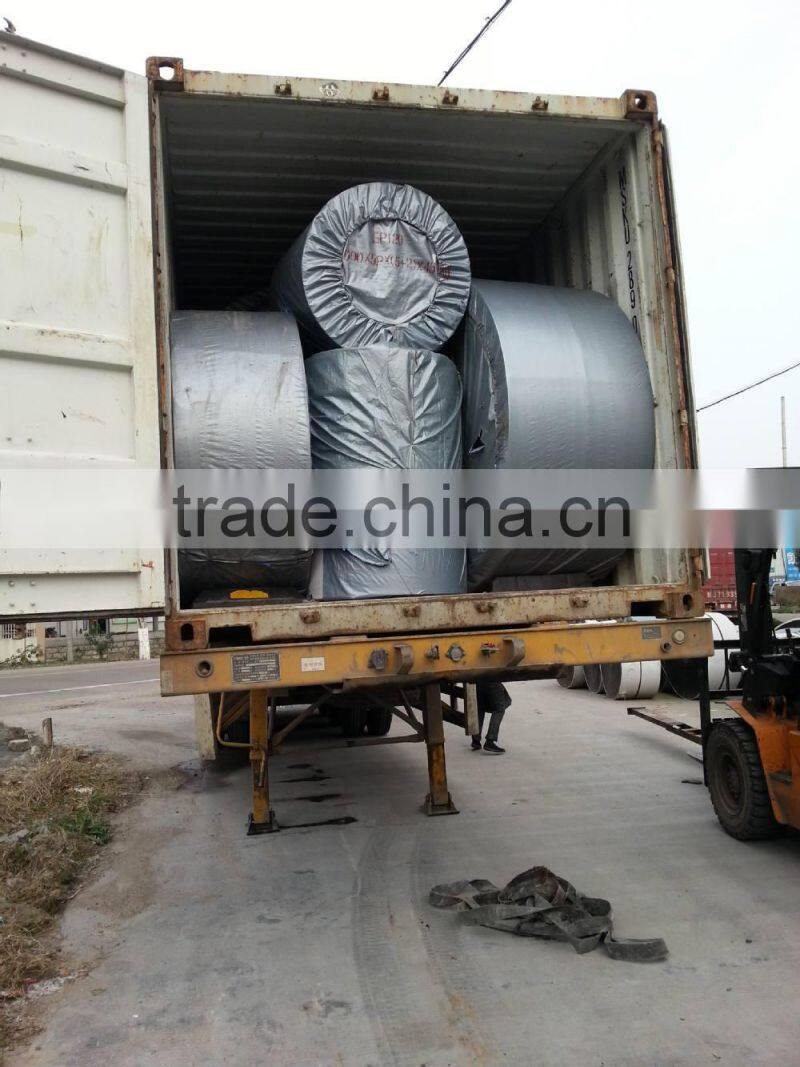 cleat hight 15mm EP fabric chevron conveyor belt