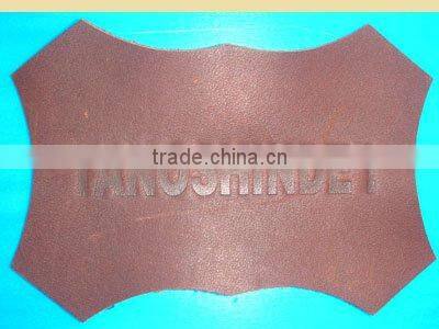 2012 fashion leather label for garment