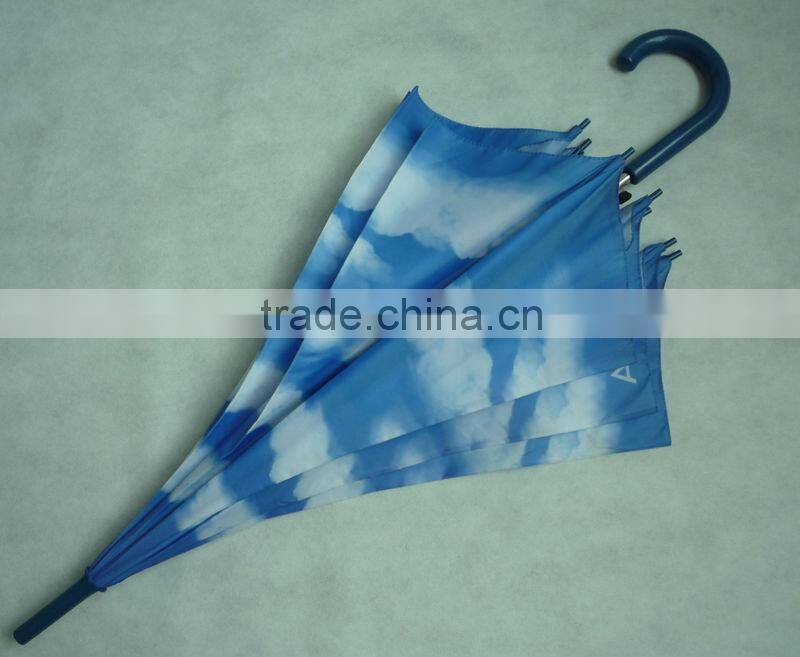25"x8k hot sale auto open straight cloud umbrella