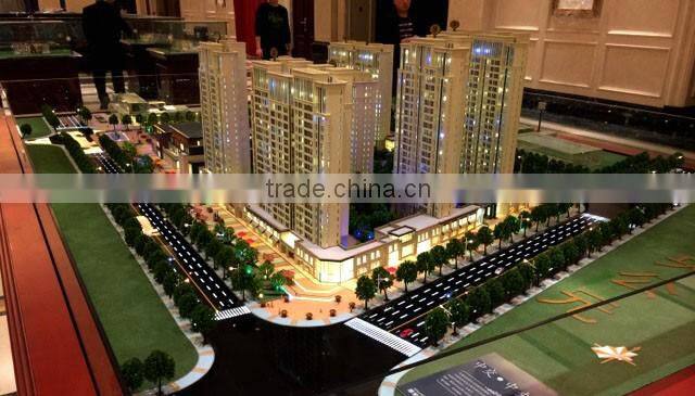 3d miniature architectural scale models maker from China/SH building scale model making company