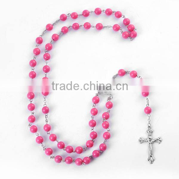pink rosary necklace,types of catholic rosary