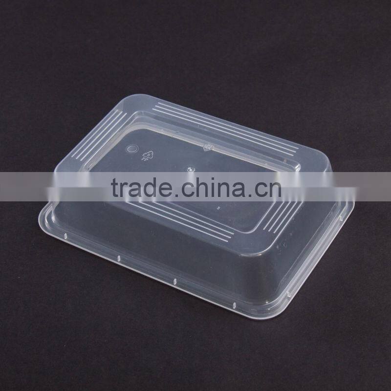 disposable PP plastic microwave lunch boxes