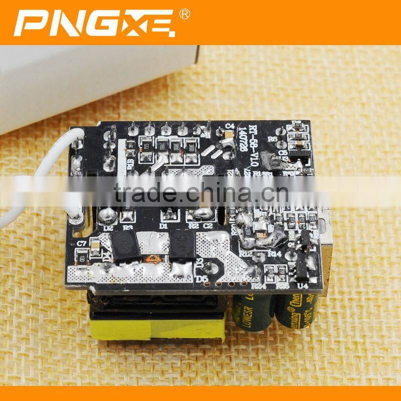 Wholesale 5V 2.1A+1A Universal Portable Dual USB Travel Charger Adapter For All Mobile Device