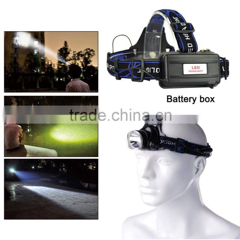 1800LM XM-L T6 LED Zoomable Headlight 3 Modes 18650 Bike Bicycle Flashlight Head Light Outdoor Camping