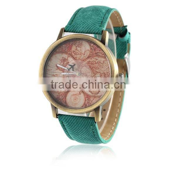 Newest Map Face Design Women Watch Wholesale