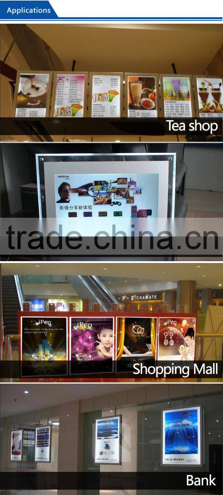 4mm Width 0.2watt/led 2835 12V Sidelit Backlit led light 90led/m led fabric strip