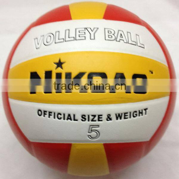 official size PU laminated volley ball for formal games or training