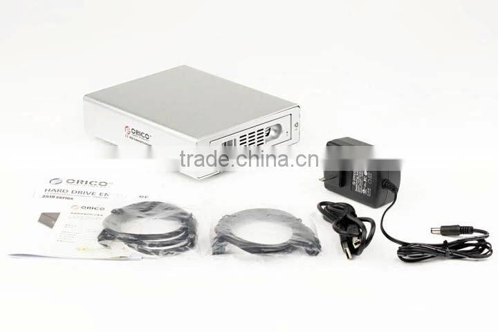 aluminum 3.5'' external hdd drive case with Firewire Interface,designed for MAC users