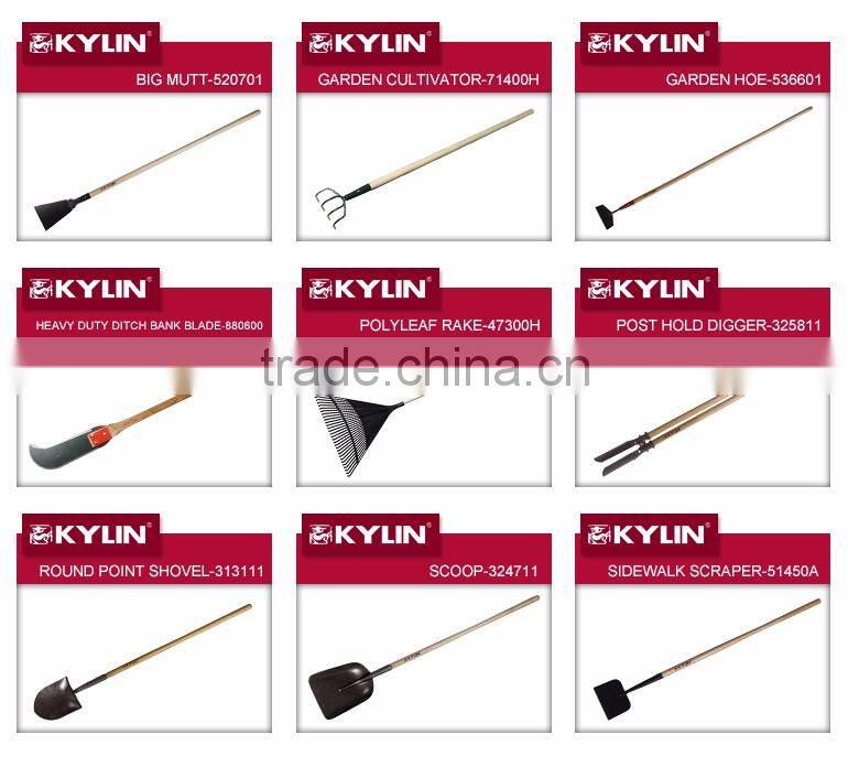 Mytest Long Handle Garden Tools Manure Fork With Ash Handle