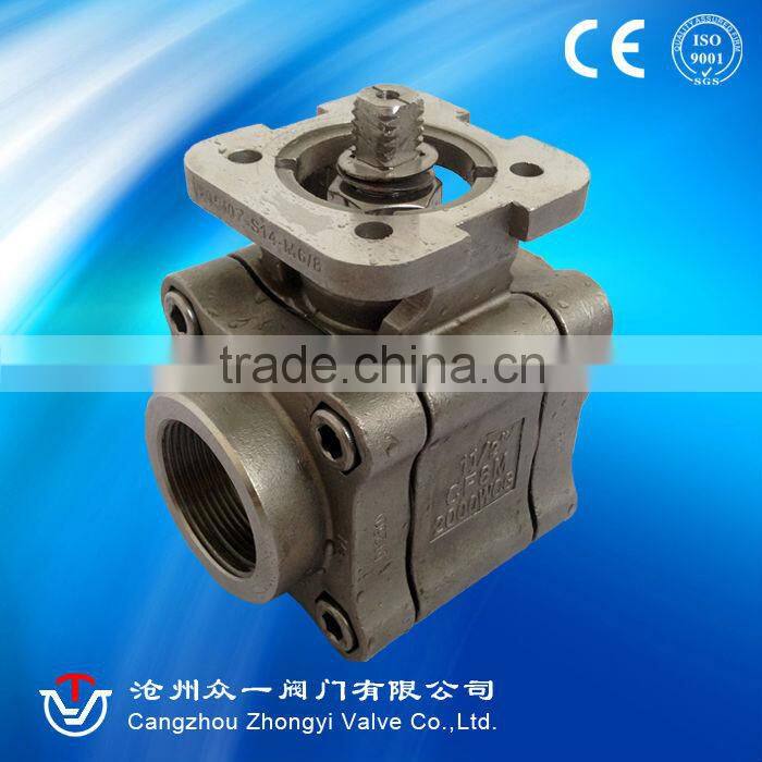 2PC SS304 ball valve dn40