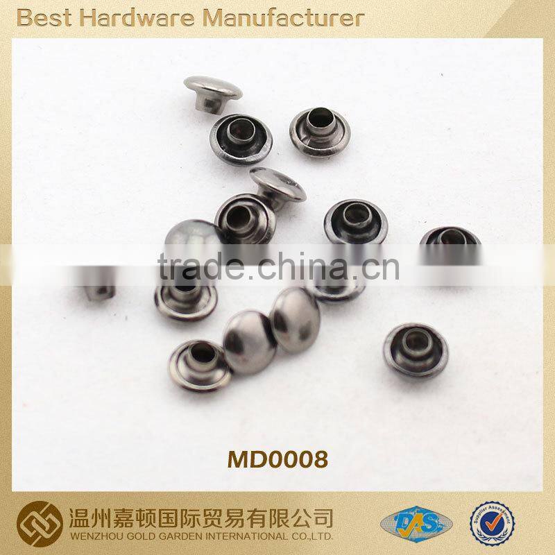 Brass rivet for apparel bag shoe, various Fashion designs customized