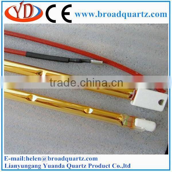 Infrared halogen heating lamp for dry curing