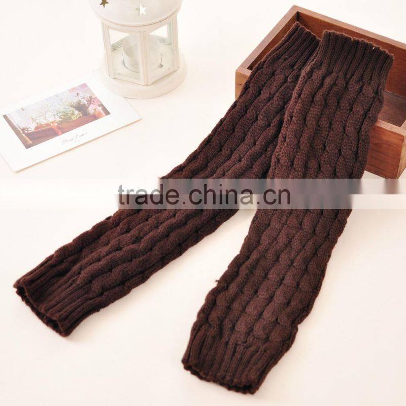 Women boot socks beautiful acrylic leg warmer knit ladies leg warmer boot topper