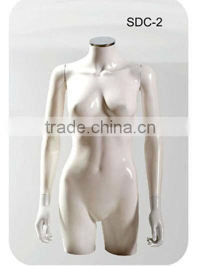 Plastic 3/4 Torso Mannequin