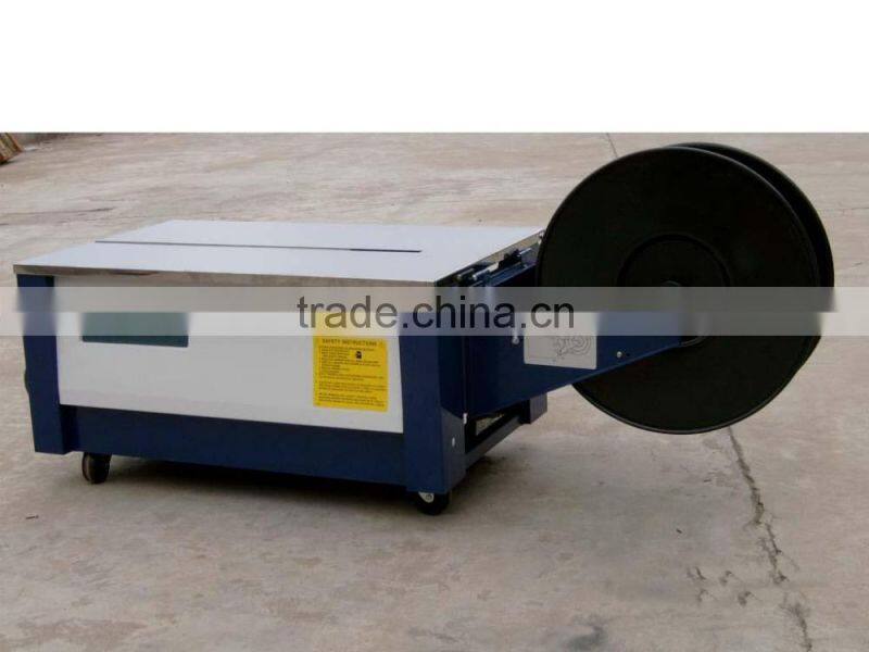 High speed semi-automatic strapping machine