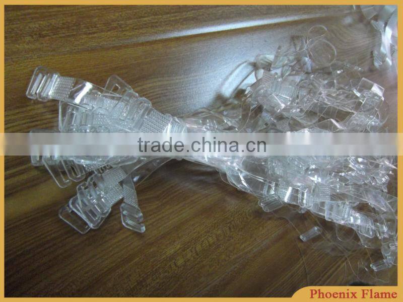 Clear one shoulder dance sports bra tops