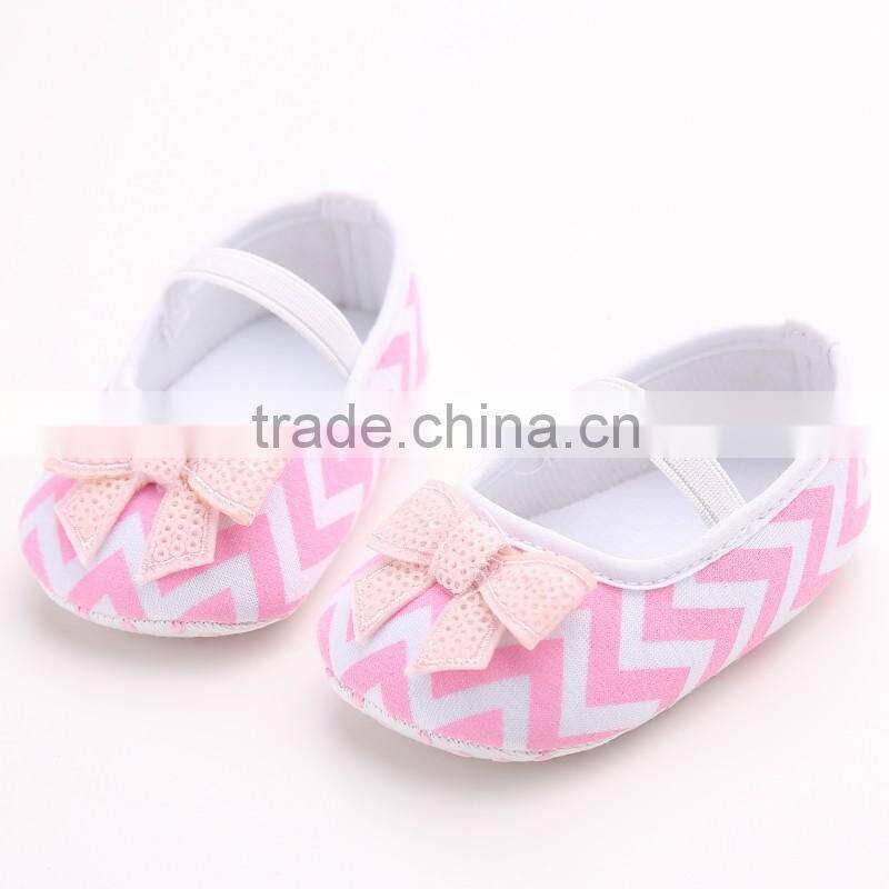 2016 children knitting cloth cute bow baby dress shoes