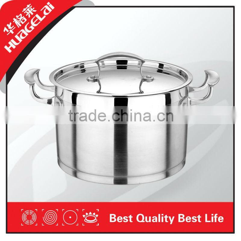 Stainless Steel Food Grade Casserole,High Quality Stockpot,22X14.5CM
