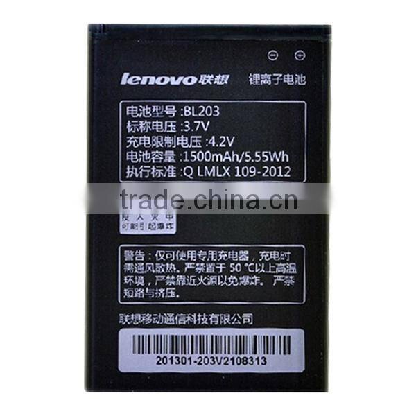 Factory OEM Original Quality 1500mAh BL203 Battery For LENOVO A278T A308t A318t A66 A369 A365E Mobile Phone