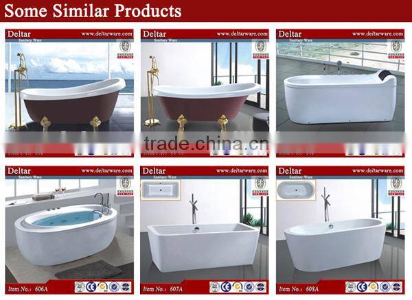 Sanitary Ware Bathtub Price, Claw Foot Coffee Color Bathtub Indoor Bath Tub, Acylic Royal Bathtub
