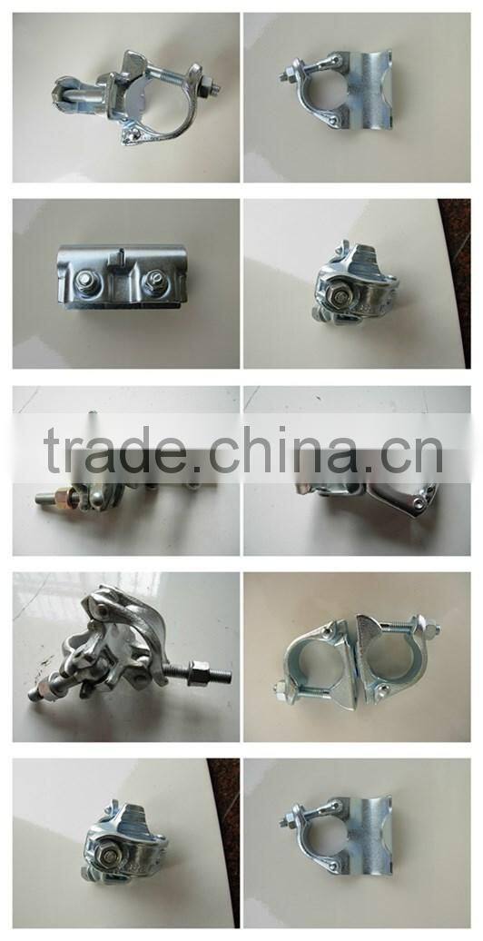 scaffolding connection steel forged or pressed scaffolding coupler/clamp