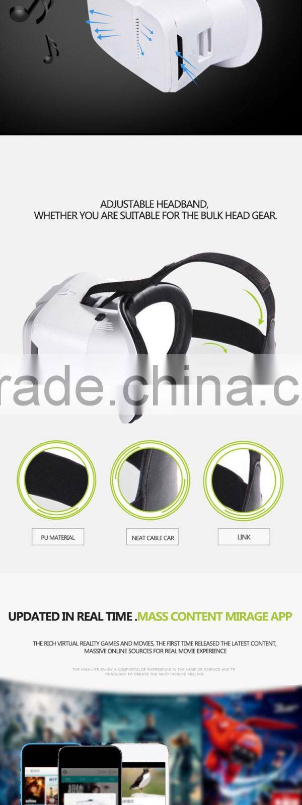 sex video google cardboard 3d vr remote control box 2.0