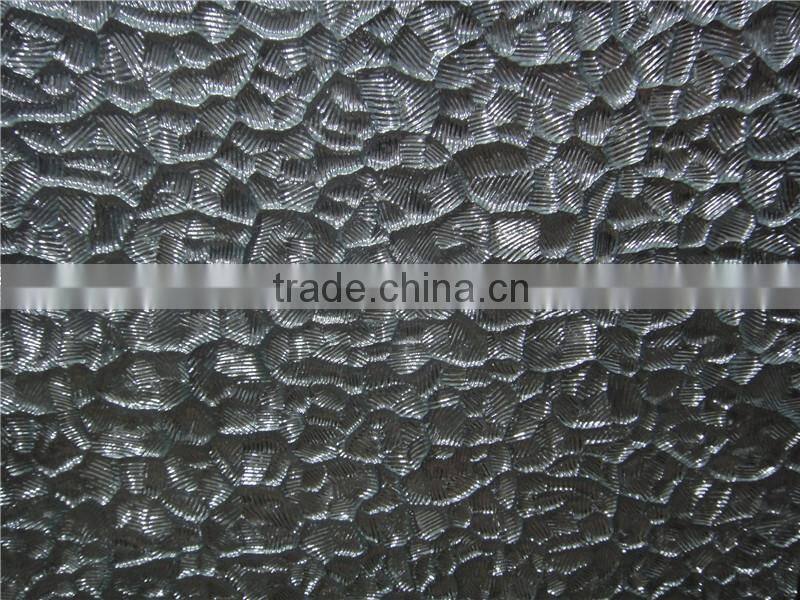 Aluminium coated pattern mirror