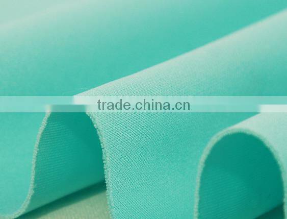 Wu jiang manufacture supply soft air layer knitted fabric /custom color for luggage,dress,fashion cloth,etc