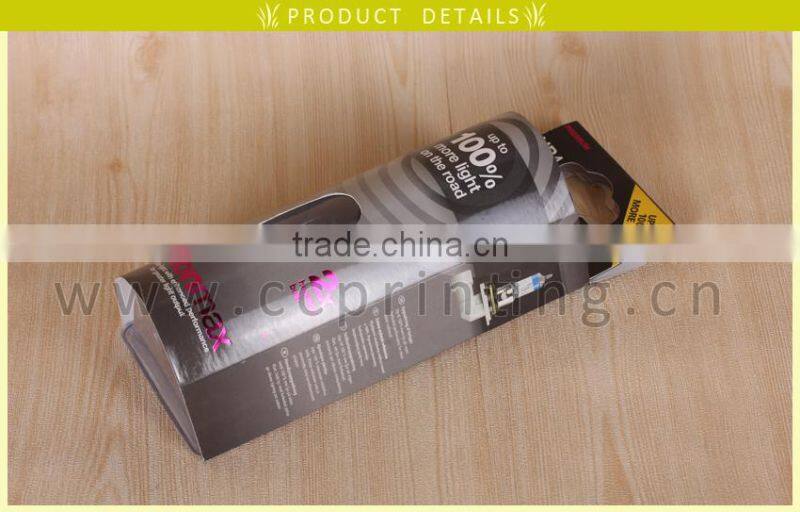 Custom plastic round shaped packaging for light bulb