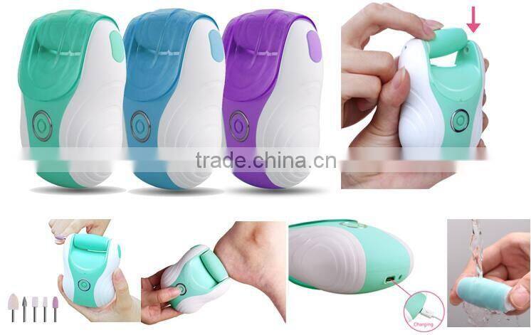 3 in 1 electric callus remover With nail polisher funtion