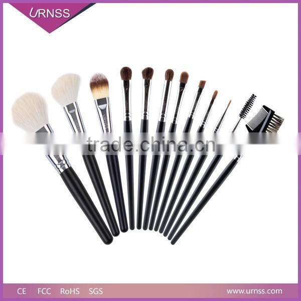 URNSS Professional Goat Hair Cosmetic Makeup Brushes Set With Package
