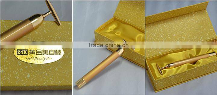 24k gold vibrating fat burning massager