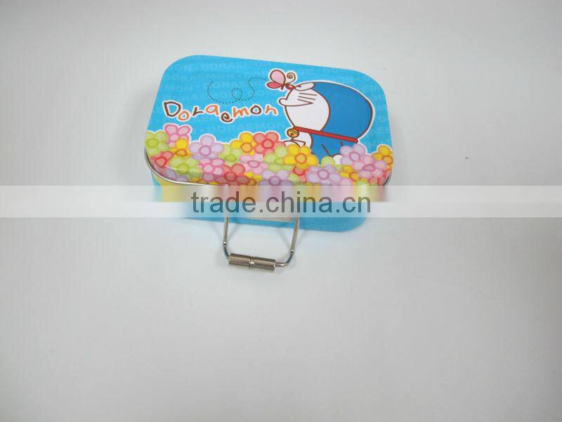 small nice and double layer candy tin box