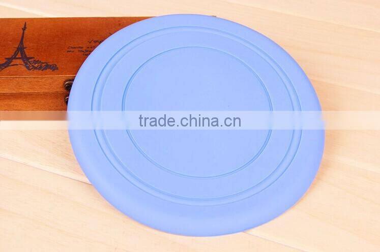 Wholesale low price frisbee premium quality dog toys silicone frisbee, environmental pet flying disk, non-toxic flying disc