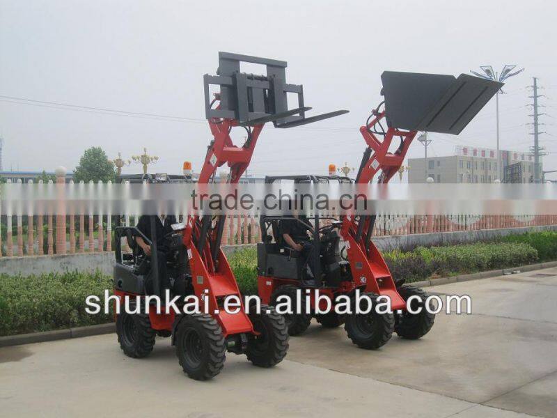 Chinese CE 4WD good quality Mini Wheel Loader