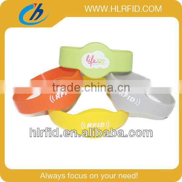 ISO18000-6c passive long range rfid uhf wristband,rfid uhf waterproof silicon watches, rfid uhf bracelet for teenagers