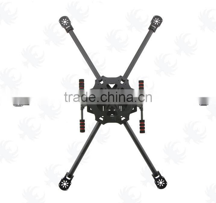 Hexa-rotor copter carbon fiber frame foldable, FPV hexacopter multicopter RC flight model aerial photography