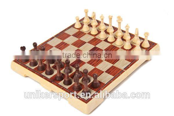 folding WPC magnetic chess set chess&checker set type magnetic chess set