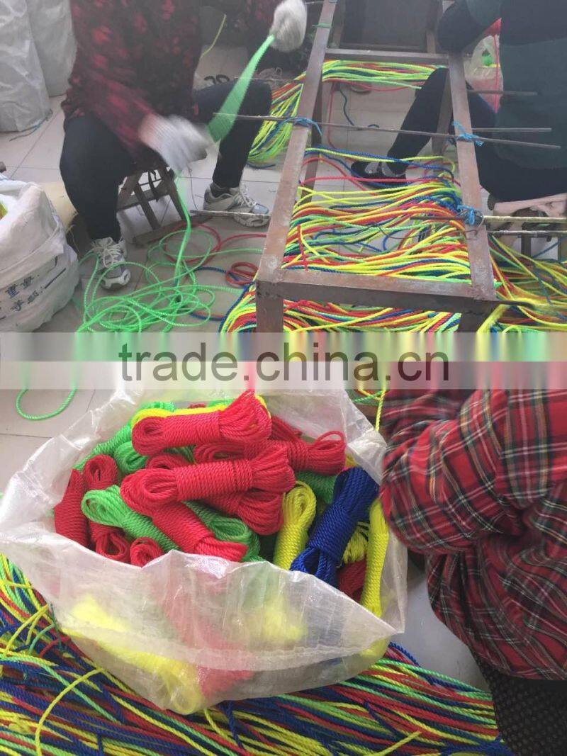 Good Quality Nylon Rope Plastic Braided Color Rope Made In Linyi